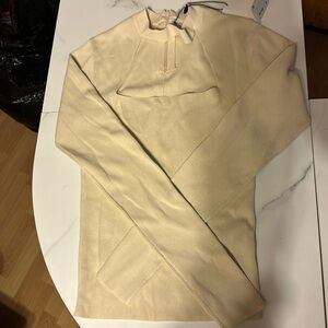 Cream fitted Zara Top